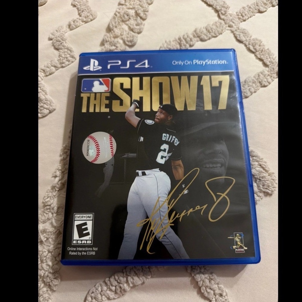 MLB The Show 17 PS4 game lightly used